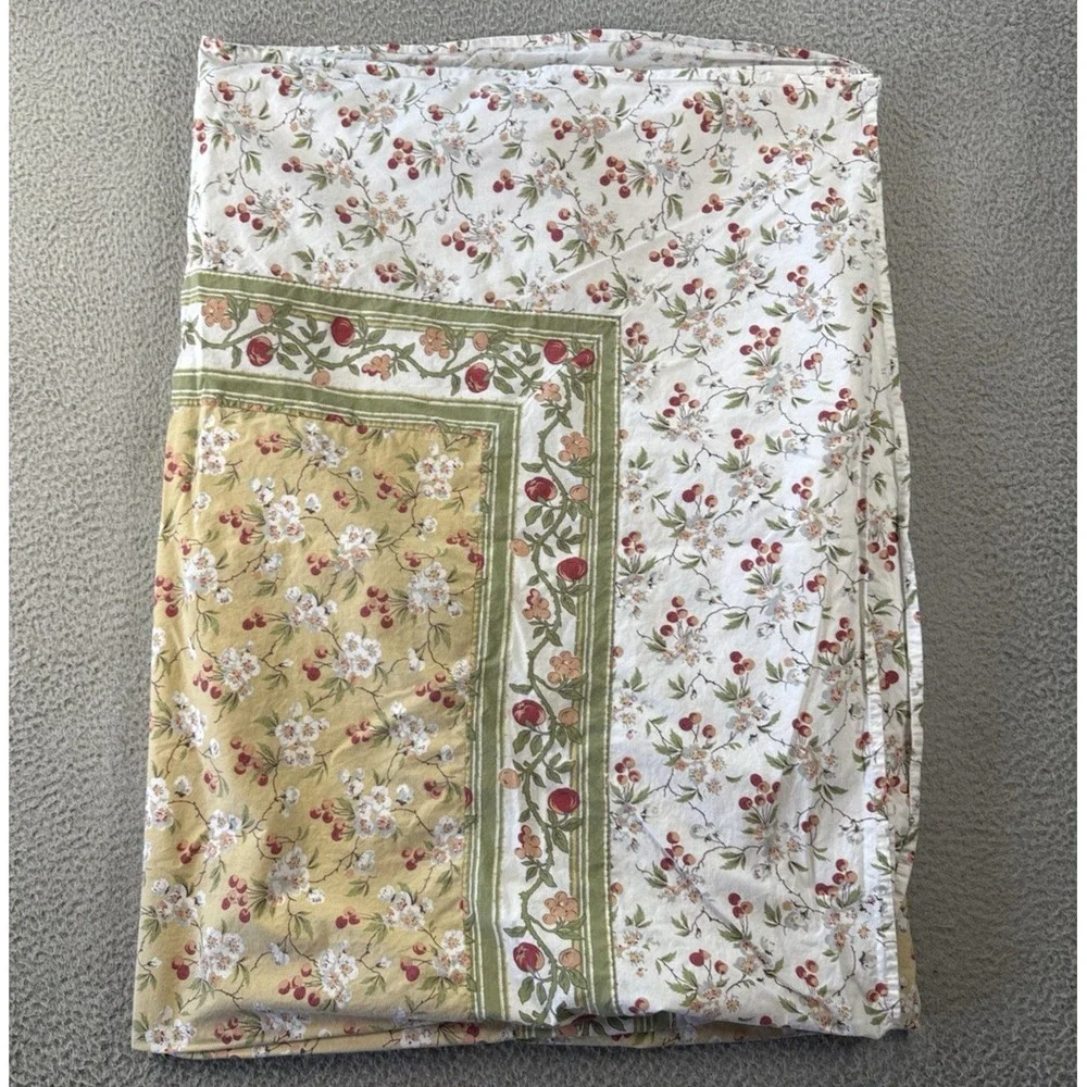 Williams Sonoma Cherry Blossom Tablecloth 65 x 100